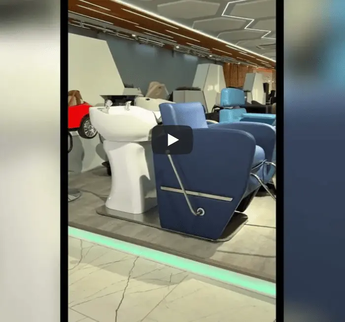 Мойка для барбершопа Валенсия, коричневая - 2